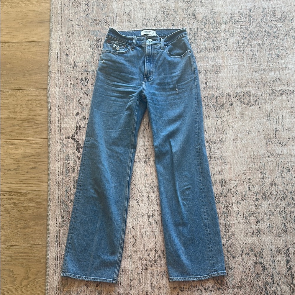 Abercrombie & Fitch High Rise Blue Jeans